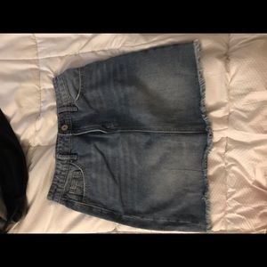 Jean skirt size small